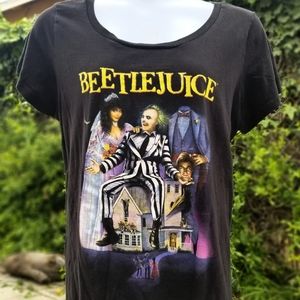 Beetlejuice Scoop Neck Tshirt